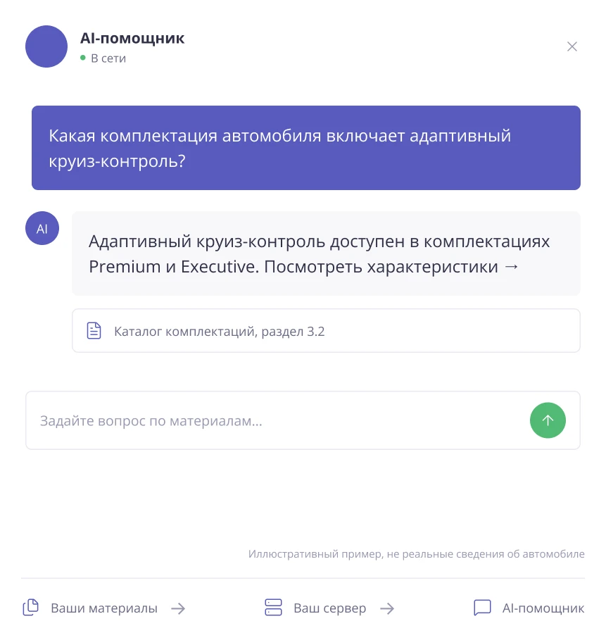 Меняем ваши данные Ваш ИИ Без облаков